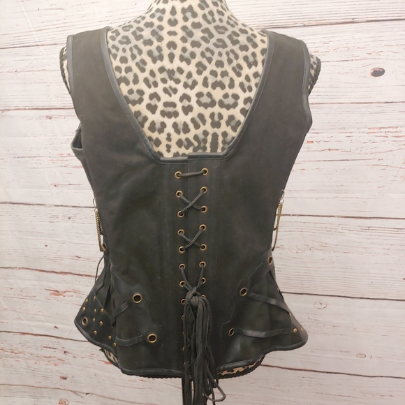 Black corset size 38-43 inch waist full coverage - Picture 3 of 7